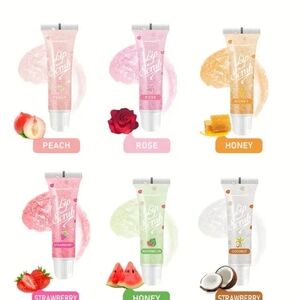(1) Lip Scrub Collection - Peach, Rose, Honey, Strawberry, Watermelon, Coconut